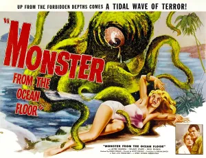 Swimsuit Prints: MONSTER FROM THE OCEAN FLOOR, Anne Kimbell, Stuart Wade, 1954