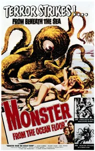 Monster Prints: MONSTER FROM THE OCEAN FLOOR, bottom from left: Anne Kimbell, Stuart Wade, 1954