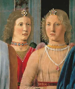 Wavy Hair Prints: Montefeltro Altarpiece, by Pietro di Benedetto dei Franceschi known as Piero della Francesca