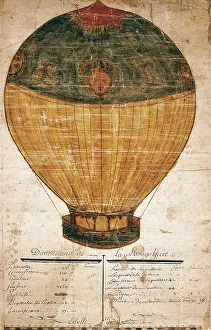 Drawings Prints: MONTGOLFIER, Joseph-Michel (1740-1810); MONTGOLFIER