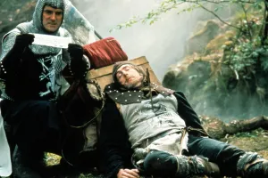 Knight Prints: MONTY PYTHON AND THE HOLY GRAIL, John Cleese, Eric Idle, 1975