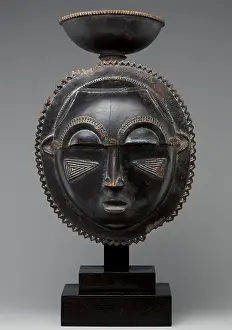 Lcgrfa1710 Prints: MOON MASK, 1880s, Baule peoples