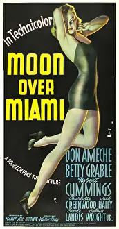 Bare Legs Prints: MOON OVER MIAMI, Betty Grable, 1941