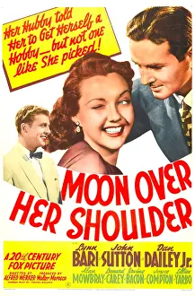 Red Hair Prints: MOON OVER HER SHOULDER, US poster