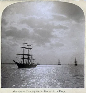 Moonlight Prints: Moonbeams dancing on the bosom of the deep'