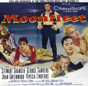 2014 Prints: MOONFLEET, US poster, Stewart Granger (standing)