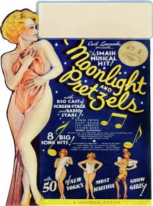 Showgirl Prints: MOONLIGHT AND PRETZELS, US poster art, 1933