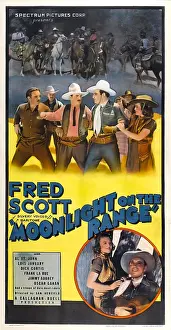 Images Dated 14th September 2009: MOONLIGHT ON THE RANGE, top center right and bottom right: Fred Scott, 1937