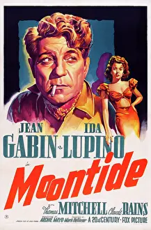 MOONTIDE, US poster art, from left: Jean Gabin, Ida Lupino, 1942, TM & Copyright 20th Century Fox Film Corp. All rights reserved / Courtesy: Everett Collection