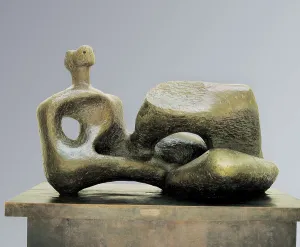 Bronze Prints: MOORE, Henry (1898-1986). Reclinig figure