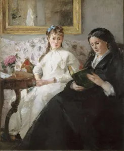 Center Prints: MORISOT, Berthe (1841-1895). The Mother and Sister of the Artist