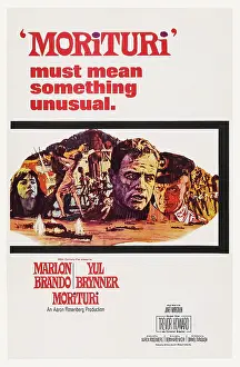 Illustration Prints: MORITURI, US poster art, Marlon Brando
