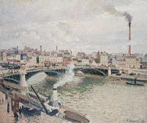 Cloudy Prints: Morning, An Overcast Day, Rouen