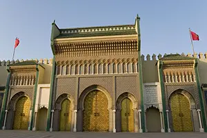 Sunlightafrica Prints: MOROCCO. Fes. Imperial Gate. Architecture. AISA/Everett Collection**US SALES ONLY**