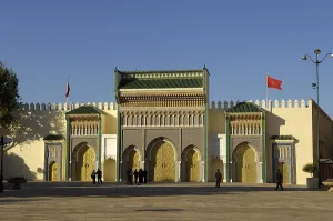 Royal Palace Prints: MOROCCO. Fes. Royal Palace. Royal Palace. AISA/Everett Collection**US SALES ONLY**