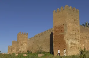 Morocco Prints: MOROCCO. Rabat. Walls of the Chellah necropolis. AISA/Everett Collection**US SALES ONLY**
