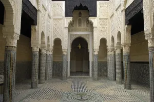 Morocco Prints: MOROCCO. Sal. Madrasah (c. 1341)