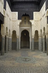 Morocco Prints: MOROCCO. Sal. Madrasah (c. 1341)