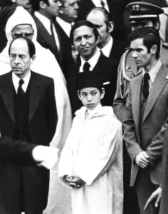 Georges Prints: Morocco's crown Prince Sidi Mohammed at memorial services for French Pres