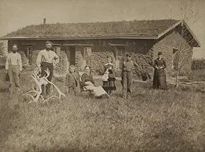 Girl Prints: Morrison family residence on Victoria Creek near Merna