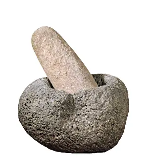 Neolithic Prints: Mortar from Palestine (c. 4000 BC)