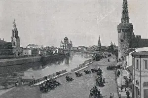 To Transport Prints: Moscow. Kremlin in 1894. Engraving. AISA/Everett Collection**US SALES ONLY**