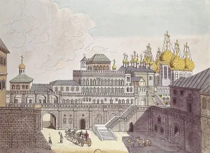 Czars Prints: Moscow. Tsar's Palace in the Kremlin19th c