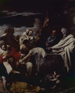 Christian Prints: Moses Sacrifice (Sacrificio di Mos)