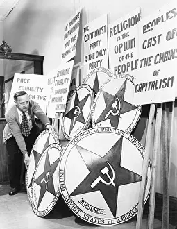 Wisconsin Prints: The Mosinee, Wisconsin, American Legion staged a mock Communist takeover
