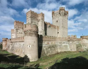 Castilla Y Leon Prints: The Mota Castle. s.XV. SPAIN. CASTILE AND LEON