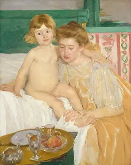 Silver Prints: Mother and Child (Baby After His Nap)