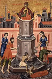 Healing Prints: Mother of God, Source of Life, by Unknown Artist