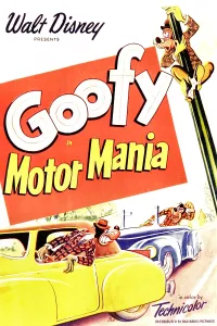 Disney Prints: MOTOR MANIA, top right: Goofy, 1950