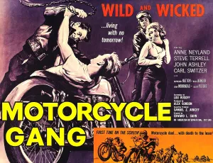 Motorcycle Prints: MOTORCYCLE GANG, 1957