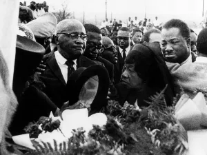 Civil Rights Prints: A mourning Reverend Martin Luther King Sr