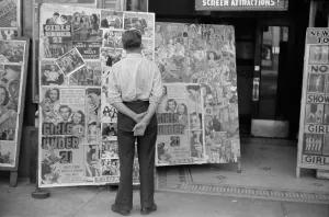 Advertisements Prints: Movie theater showing the 1940 film