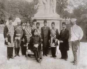 Shah Prints: Mozzafar Al-Din (1853-1907). Shah of Persia (1897-1907)