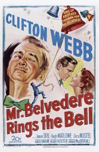 Hugh Prints: MR. BELVEDERE RINGS THE BELL, US poster art
