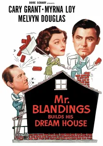 Brick Prints: MR. BLANDINGS BUILDS HIS DREAM HOUSE, Melvyn Douglas, Myrna Loy, Cary Grant, 1948
