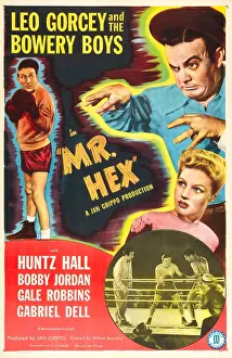 Gale Prints: MR. HEX, US poster, from left: Huntz Hall, Leo Gorcey, Gale Robbins, 1946