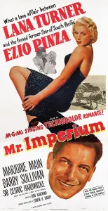 Lana Prints: MR. IMPERIUM, US poster art, from left: Lana Turner, Ezio Pinza, 1951