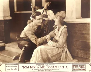 Dress Prints: MR. LOGAN, U.S.A. left: Tom Mix