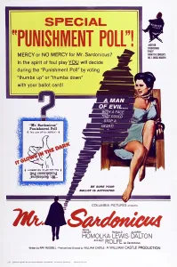 Evil Prints: MR. SARDONICUS, US poster art, 1961