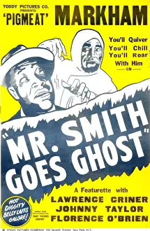 Exploitation Prints: MR. SMITH GOES GHOST, US poster, Dewey Pigmeat Markham, 1940