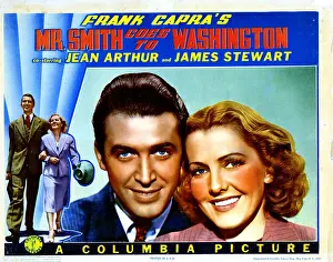 Story 75th Academy Awards Prints: MR. SMITH GOES TO WASHINGTON, from left, James Stewart, Jean Arthur, 1939
