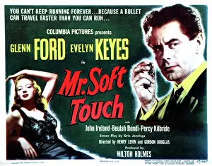 Ford Prints: MR. SOFT TOUCH, Evelyn Keyes, Glenn Ford, 1949