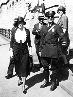 Police Uniform Prints: Mrs. Evelyn Menken, New York Socialite