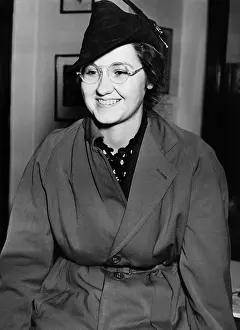Schultz Prints: Mrs. Francis Flegenheimer, widow of the slain gangster Dutch Schultz, Feb. 3, 1938