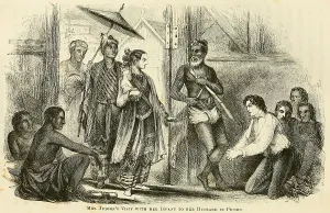 Burma Prints: Mrs. Judson's visit with her infant son to her husband in prison