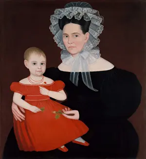 Phillips Prints: MRS. MAYER AND DAUGHTER, by Ammi Phillips